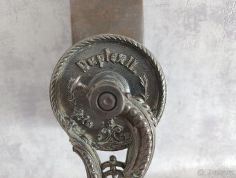 Velmi starý (cca 110-115let) krásný zdobený mlýnek DUPLEX - 11