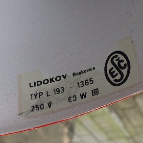Stolní lampička Lidokov Typ L 193, 60. léta - 11