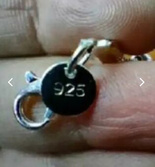 Nový dámský stříbrný náramek dvojitý 925 kuličkový - 11