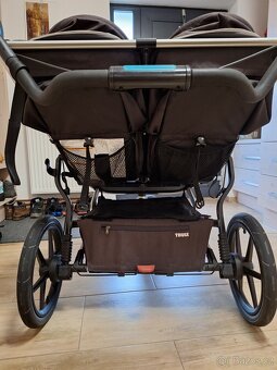 Thule urban glide 2 double + korbička(není nutno brát) - 11