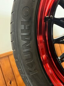 Origo. Letní Borbet wheels R20” Black rim red - 11