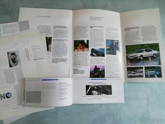 BMW E34 535i , E32 - Service Card - 11