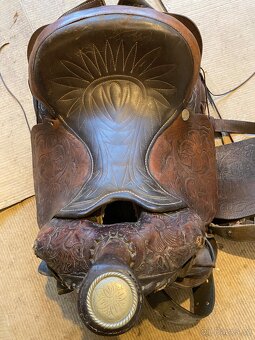 Westernové sedlo americké , nutná oprava - 11