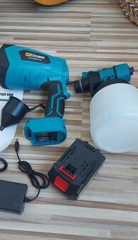 Stříkací Aku pistole Gisam, pro baterie Makita 18V, nová. - 11