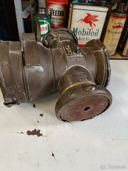 Velká karbidové lampa Bleriot 1900, nález necisteno - 11