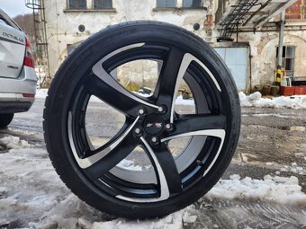 zimní Alu kola disky Shark 5x112 8jx19 et75 pneu m - 11