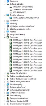 Herní PC – Ryzen 5 3600, RTX 2060 SUPER, 16 GB RAM, 3× SSD, - 11