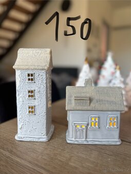 🎄 Vánoční dekorace - zvířátka a vázy 🦔 - 11