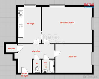 Prodej bytu 2+1, 60 m², Ostrava, ul. Havlíčkovo náměstí - 11