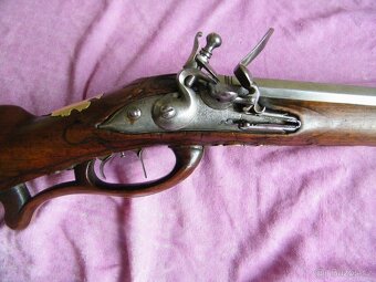 Rakouská křesadlová kulovnice, "štuc" kolem roku 1760 - 11