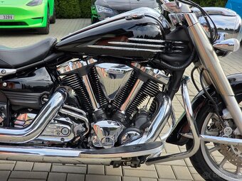 Yamaha XV 1900 Midnight Star, serviska, padací rám, brašny - 11