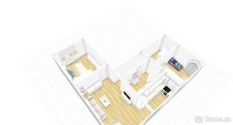 Byt 3+1 (69 m²)garaž. Lesná před rekonstrukcí - 11