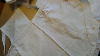 retro sbírka cukrářských zástěrek, krajkové límečky - 11