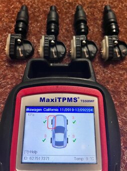 4x TPMS - Senzory - Volkswagen - 11