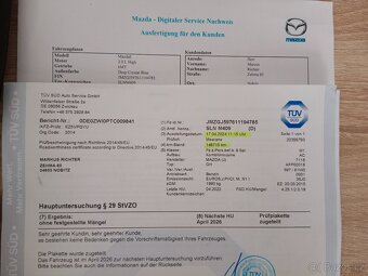 Mazda 6 2,0i 121Kw r.v.3/2015 najeto 158000Km Jeden Majitel - 11
