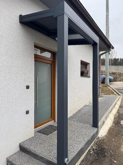 Hliníkový přístřešek nad vchodové dveře 150 x 110 - 11