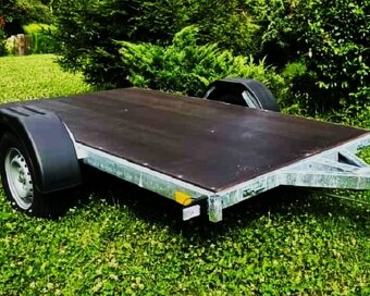 1300Kg brzděný přívěsný vozík 3,0m x1,50, svařovaný rám - 11
