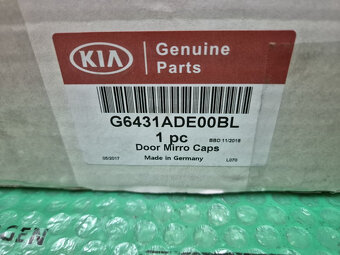 kryty vnějších zrcátek černé Kia Picanto (JA) G6431ADE00BL - 11