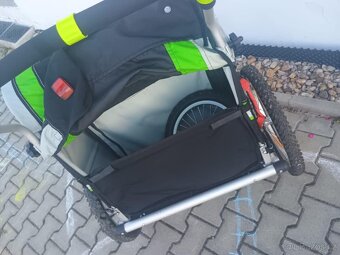 Cyklovozík / vozík za kolo Qeridoo pro 2 děti - 11