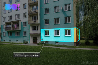 Prodej bytu 3+1, 62 m², ul. Dlouhá třída, Havířov - 11