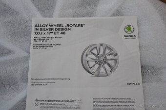 Škoda Octavia IV- 17 NOVÉ orig.ALU disky 7x17,5x112 - 11
