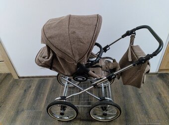 Kočár retro classic Lonex len - 11