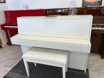 Bílé pianino Petrof v záruce, doprava do 100 km. PRODÁNO. - 11