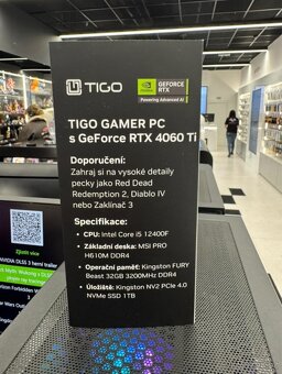 Herní PC - i5 12400F, GeForce 4060Ti, 32gb, ssd 1 TB - 11