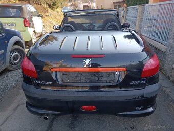 Peugeot 206 cc 1.6 -80kw,cabrio,rok2003,stk,top - 11