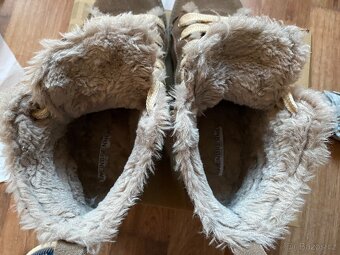 Pánské kožené zimní boty Weinbrenner s kožichem - č. 44 - 11