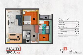Prodej, byty/3+1, 62 m2, Levského 3222/3, Modřany, 14300 Pra - 11