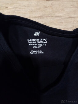 3x triko HM dlouhý rukáv vel. 104/110 - 11