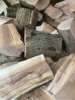 Palivové dřevo tvrdé měkké mix i špalky SUCHÉ - 11