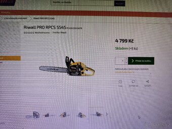 Motorová pila Riwall Pro RPCS 5545 - 11