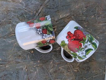 Retro porcelánové hrnky Chodziez, Polsko. - 11