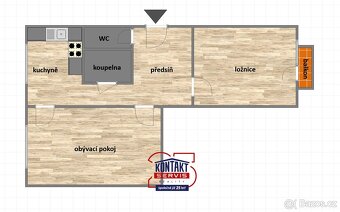Prodej byty 2+1, 63 m2 - České Budějovice 3, ev.č. PP-7693 - 11
