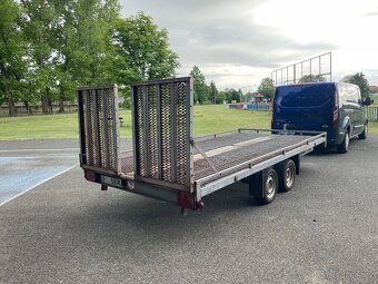✅Masivní bržděný sklopný přívěs - podvalník 2700 kg - 11