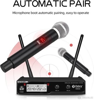 Bezdrátový mikrofonní systém Debra Audio PRO VM302 - 11