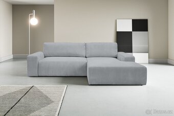 Nové krásné sedačky rozkládací s úložným prostorem - 11
