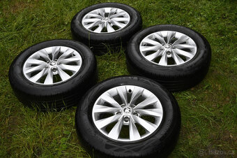 Alu kola 16 Castor Karoq + letní pneu Continental - 11