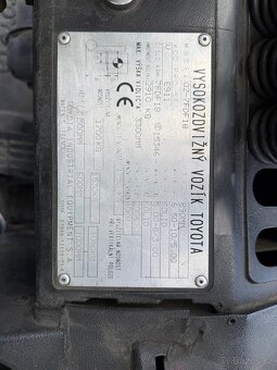 Vysokozdvižný vozík Toyota 02-7FDF18 - 11