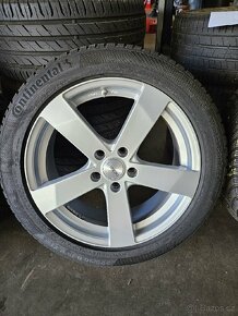 Alu kola 5x112 R18 + zimní pneu - 11