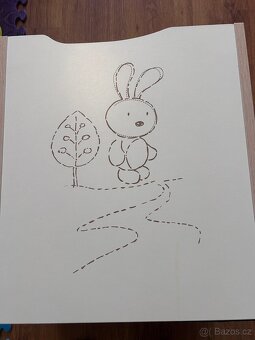 Dětská postýlka 120x60 s motivem zajíčka - 11