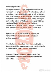 Tinktury v50% lihu různé - 11