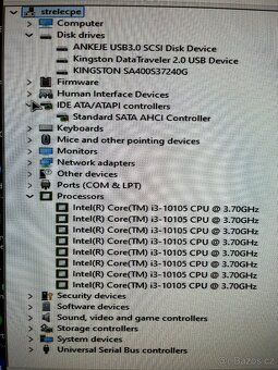 Čistý, nevyužívaný rychlý PC Gigabyte H410M+i3-10105+8GB+SSD - 11