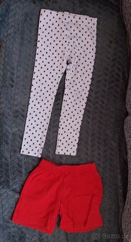 Kalhoty, tepláky, kraťasy, vel.110 - 11