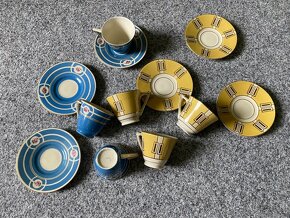 hrneček ART DECO porcelán starý porcelán šálek servis - 11