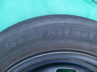 4x Disky Fabia I 5x100 R14+Letní Pneu 185/60R14:Cena za sadu - 11