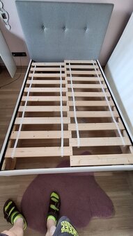 Jednolůžková čalouňená postel 140x210x55 - 11