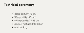 Dětská postýlka a ohrádka Momi 4v1 - 11